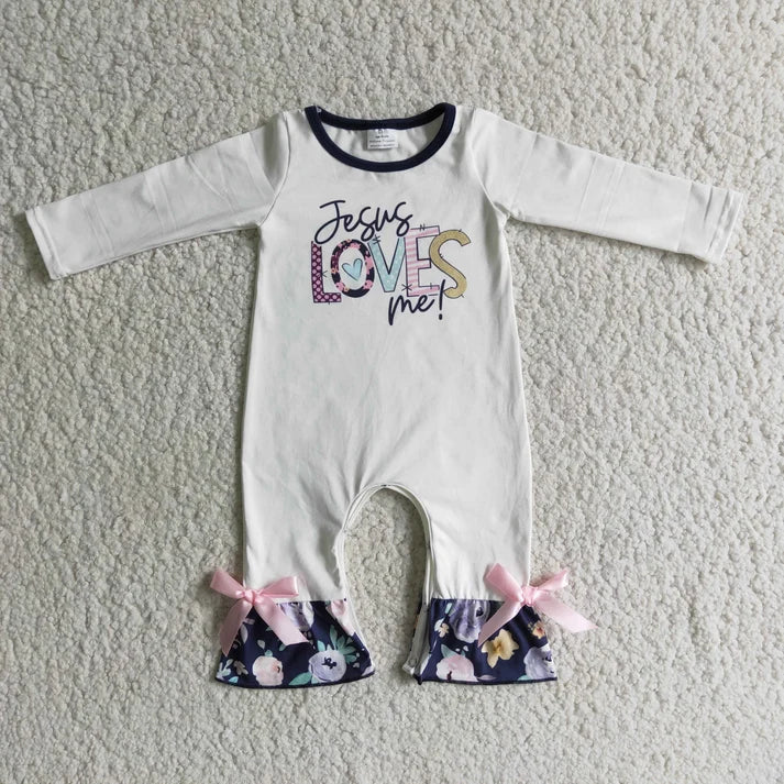 "Jesus Loves Me" Romper
