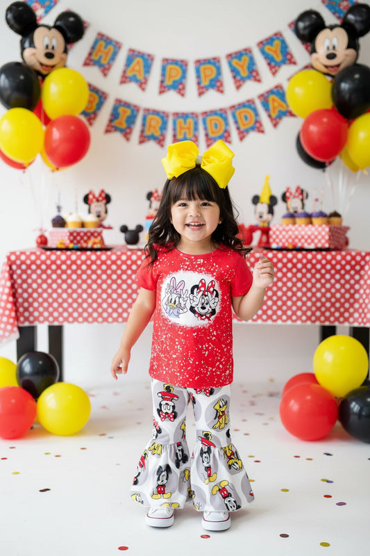 Girls Minnie Mouse 2pc Set