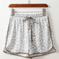 Grey Cheetah Print Shorts