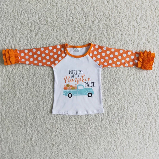 Meet me At The Pumpkin Patch Ruffle Shirt