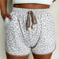 Grey Cheetah Print Shorts