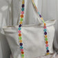 Floral Strap Tote Bag