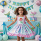 Mermaid Girls Dress and bow