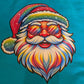 Neon Rainbow Santa