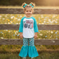 "Just A Small Town Girl" 2pc set and bow