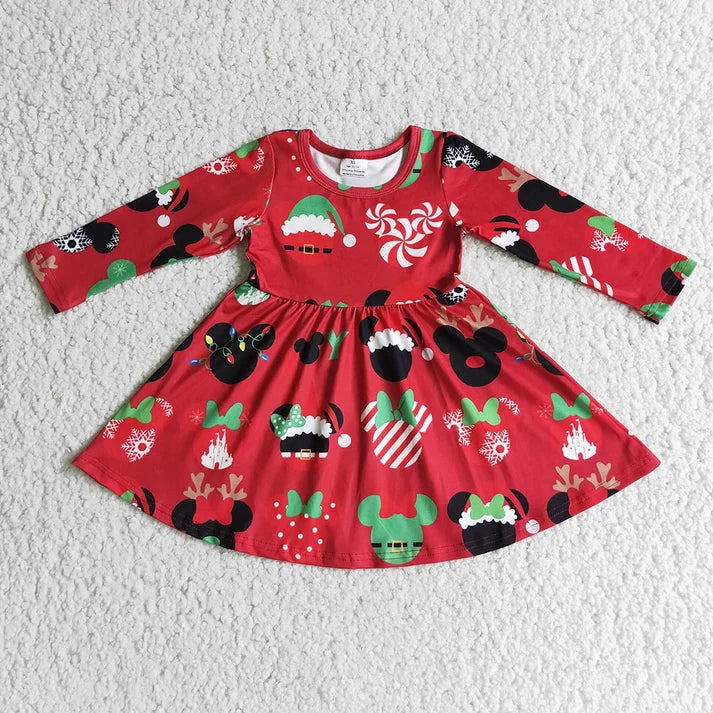 Disney Christmas Dress with bow