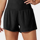 Ladies athletic shorts with Pocket