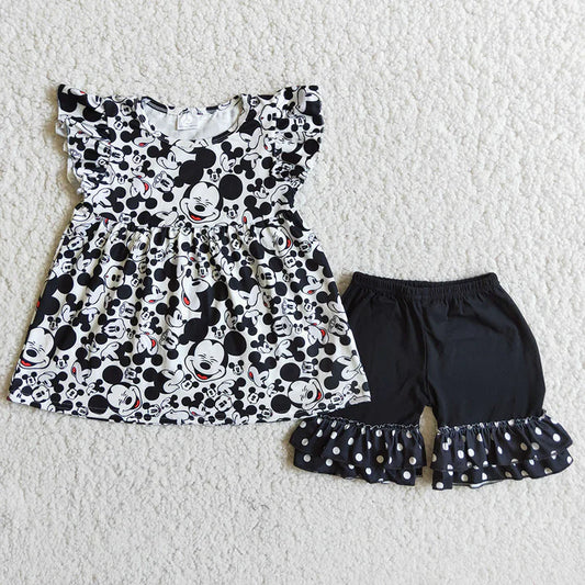 Girls Minnie Shorts Set
