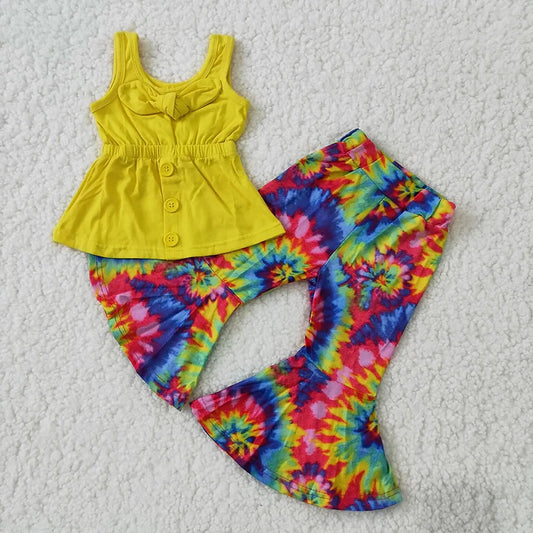 Yellow Bell Tie-Dye Set