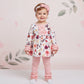 Floral Icing Pants 2pc Set and bow