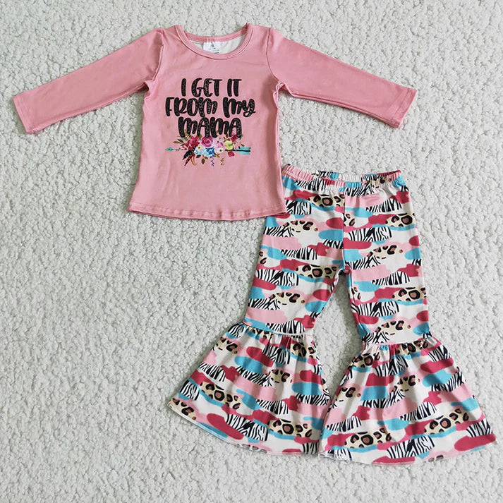 "I Get It From My Mama" 2pc set and bow