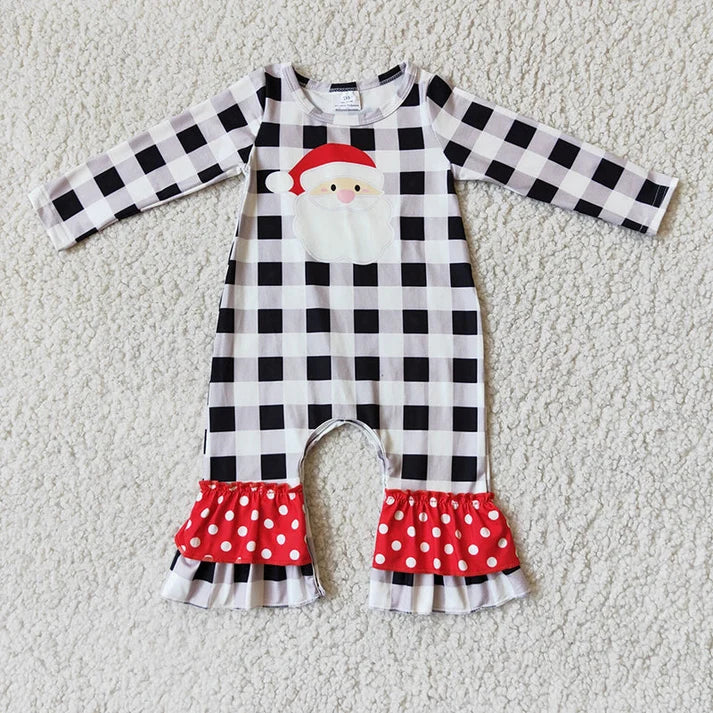 Ruffle Santa Romper