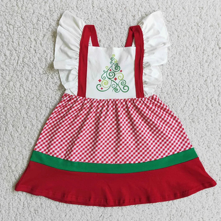 Christmas Tree Dress with bow