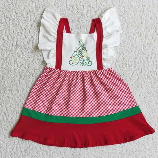 Christmas Tree Dress with bow